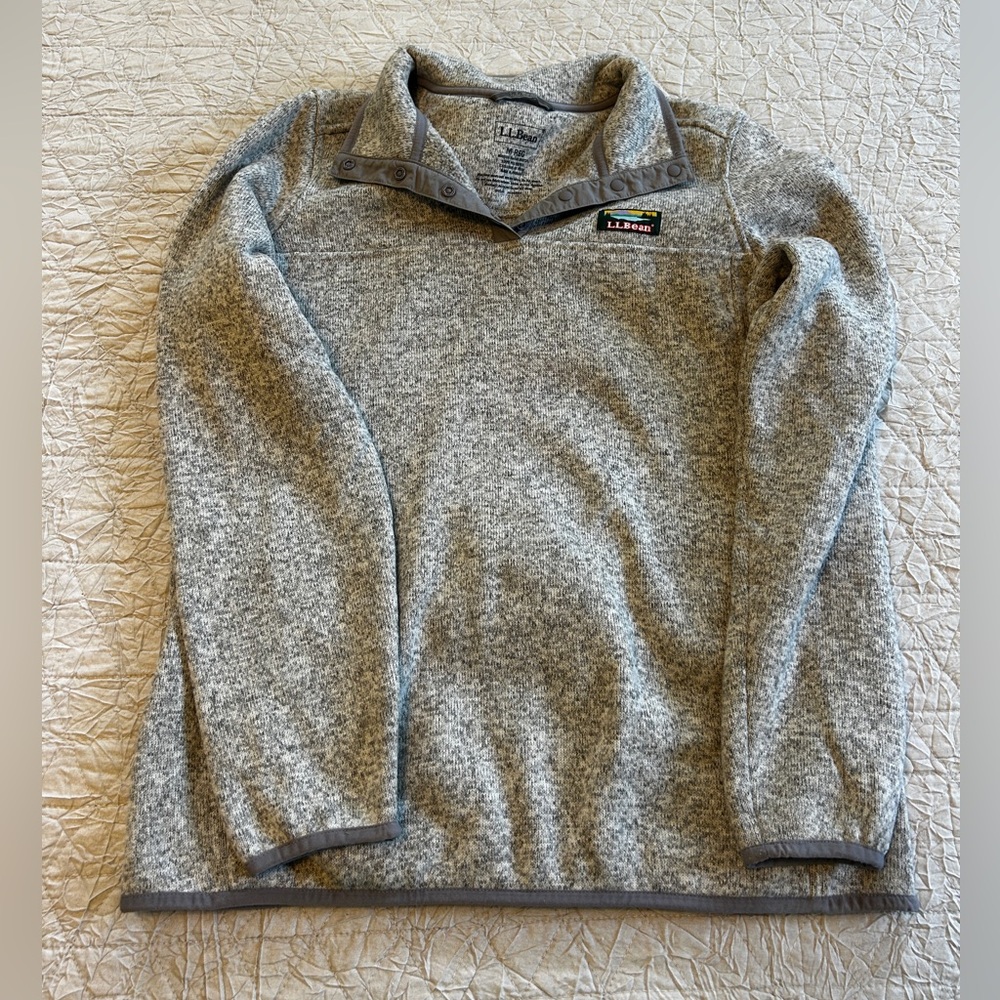 Woman’s L.L.bean fleece sweater pull over